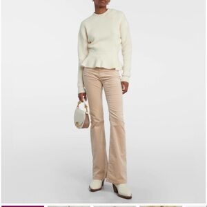 NWT AG Farrah high rise boot jeans spiced maple  velvet